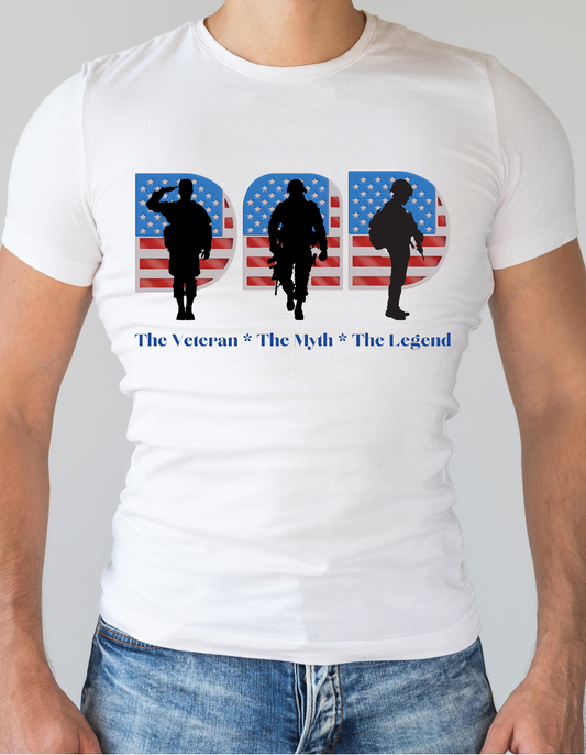 Military Dad Shirt-The Legend