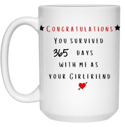 You Survived Me/Girlfriend - Personalized Mug