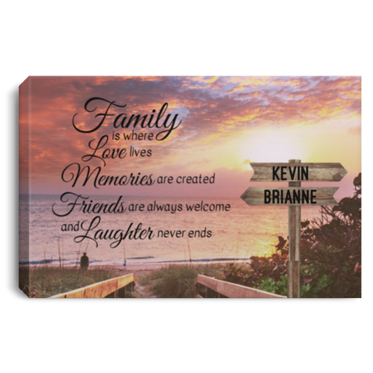 Family Is...Canvas | Personalized Canvas | 2-4 Names