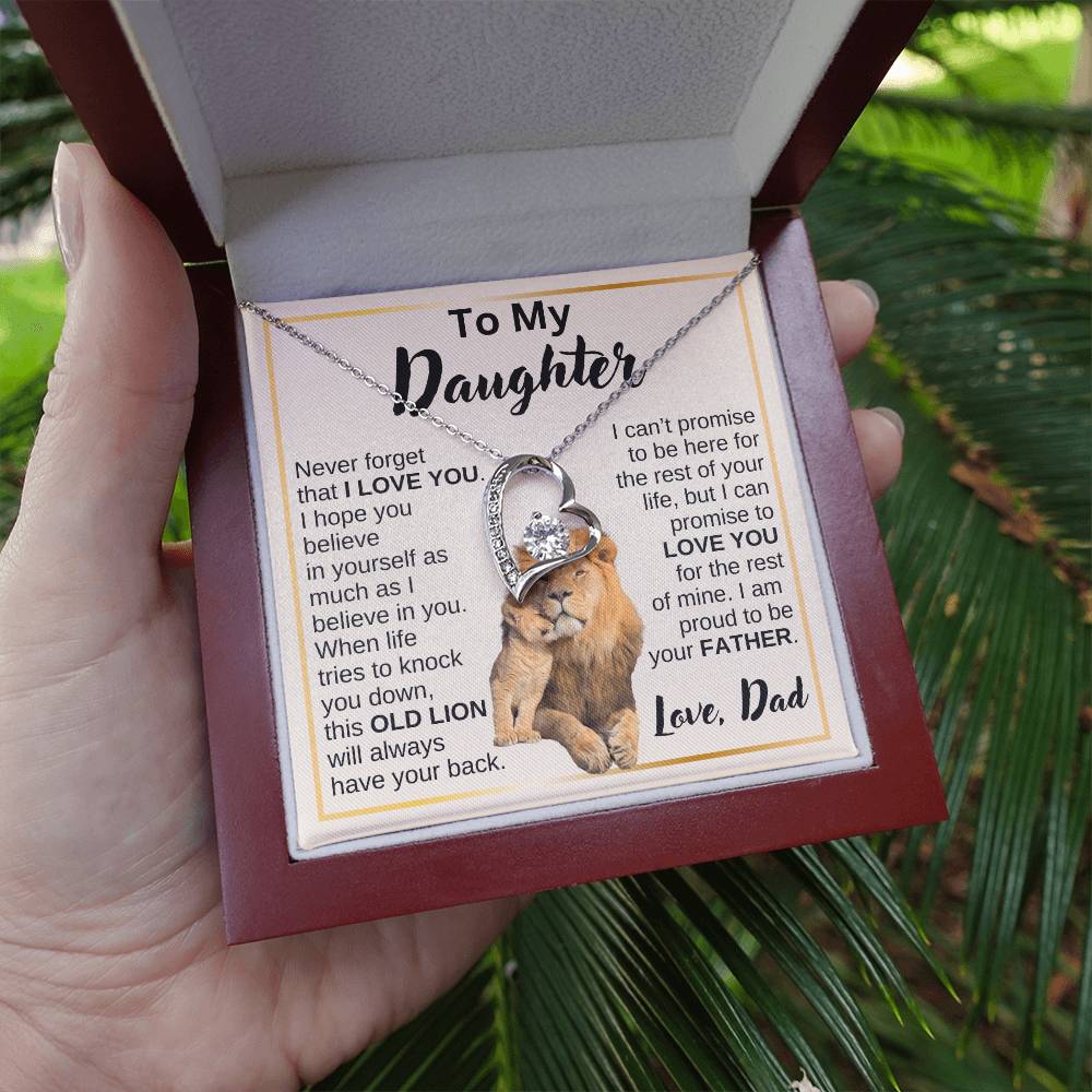 To My Daughter | Proud Father (Forever Love Necklace)