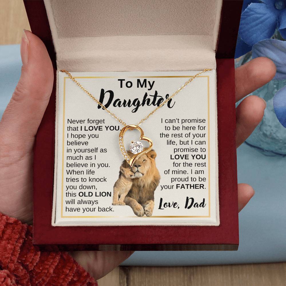 To My Daughter | Proud Father (Forever Love Necklace)