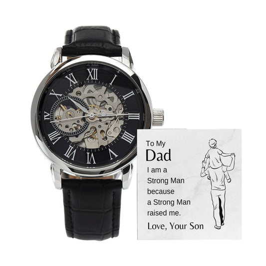Dad Gift Watch | A Strong Man Raised Me | Father's Day Gift